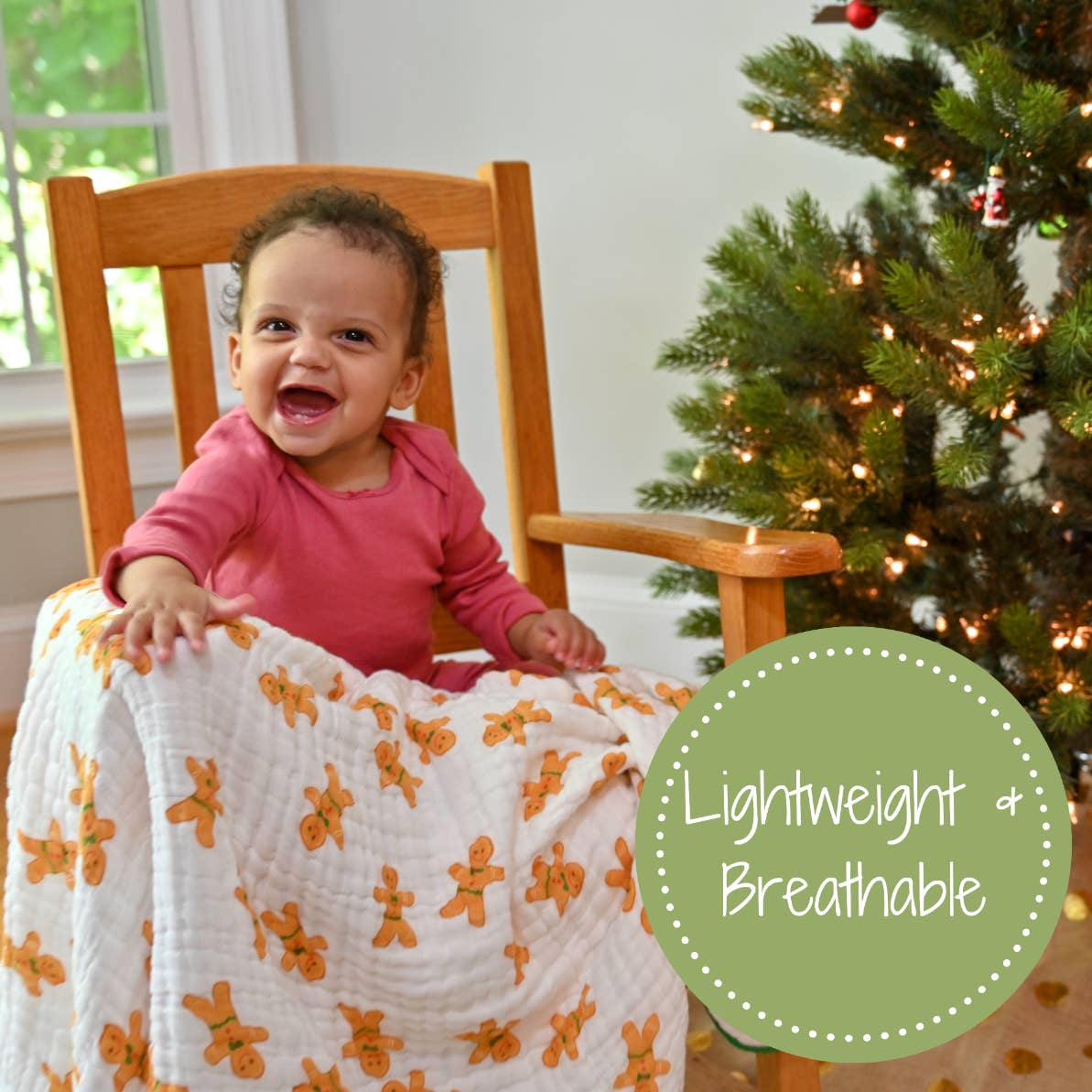 Not My Gumdrop Buttons Baby Toddler Muslin Quilt