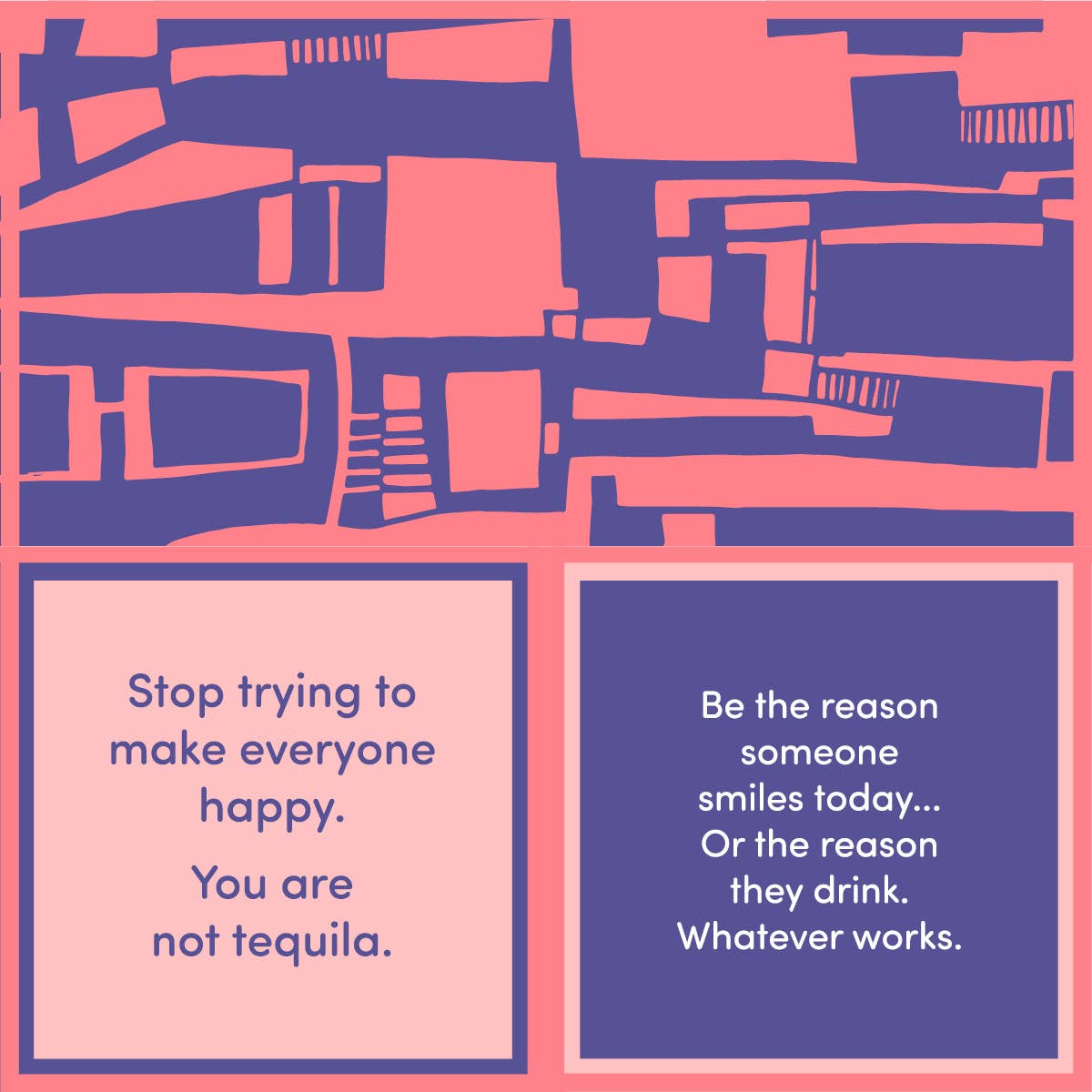 Drinks on Me - Napkin: Smiles Today