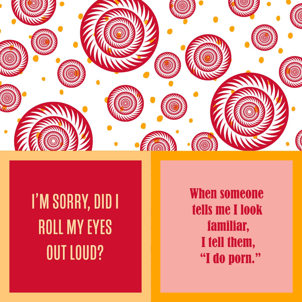 Drinks on Me - Napkin: Roll your Eyes/Porn
