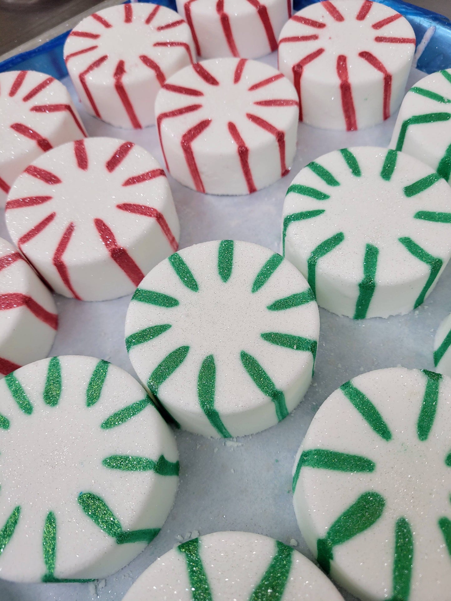 Fizz the Season with Peppermint Candy Bath Bombs