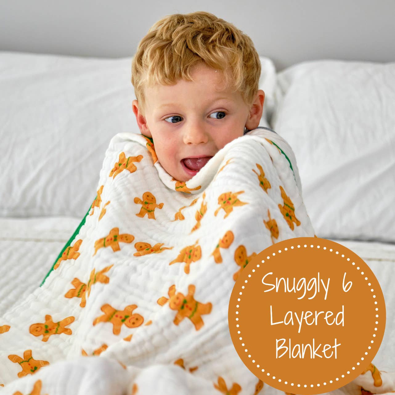 Not My Gumdrop Buttons Baby Toddler Muslin Quilt
