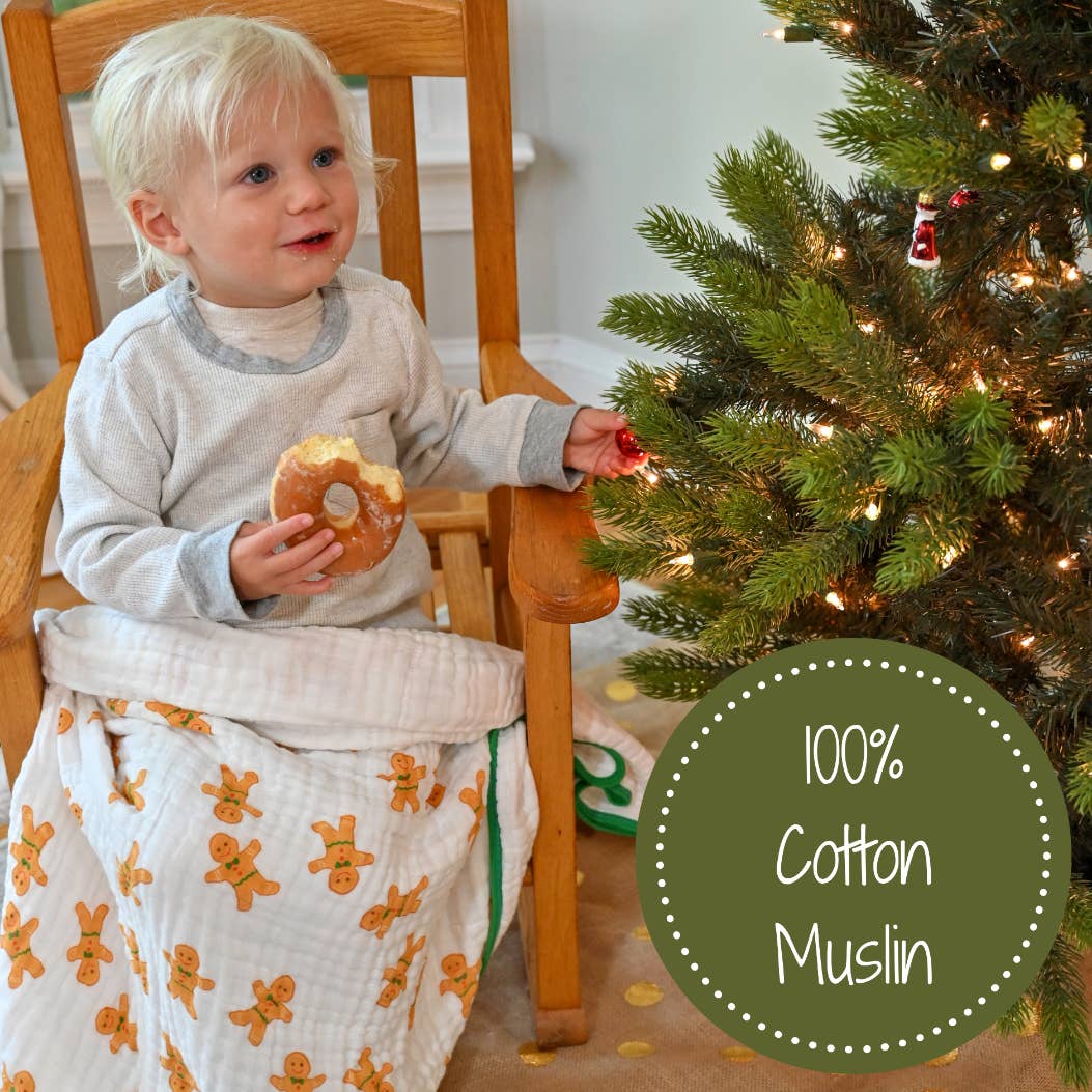 Not My Gumdrop Buttons Baby Toddler Muslin Quilt