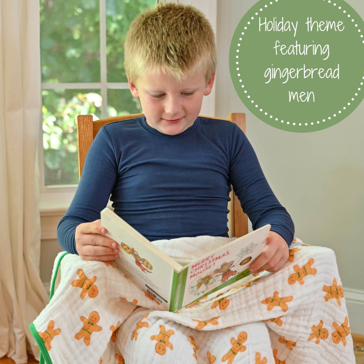 Not My Gumdrop Buttons Baby Toddler Muslin Quilt