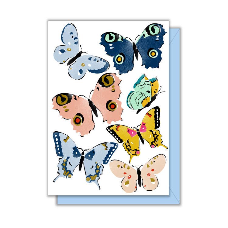 Driscoll Design - Butterflies Enclosure Card