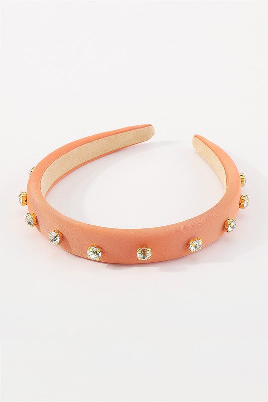 Padded Crystal Headband