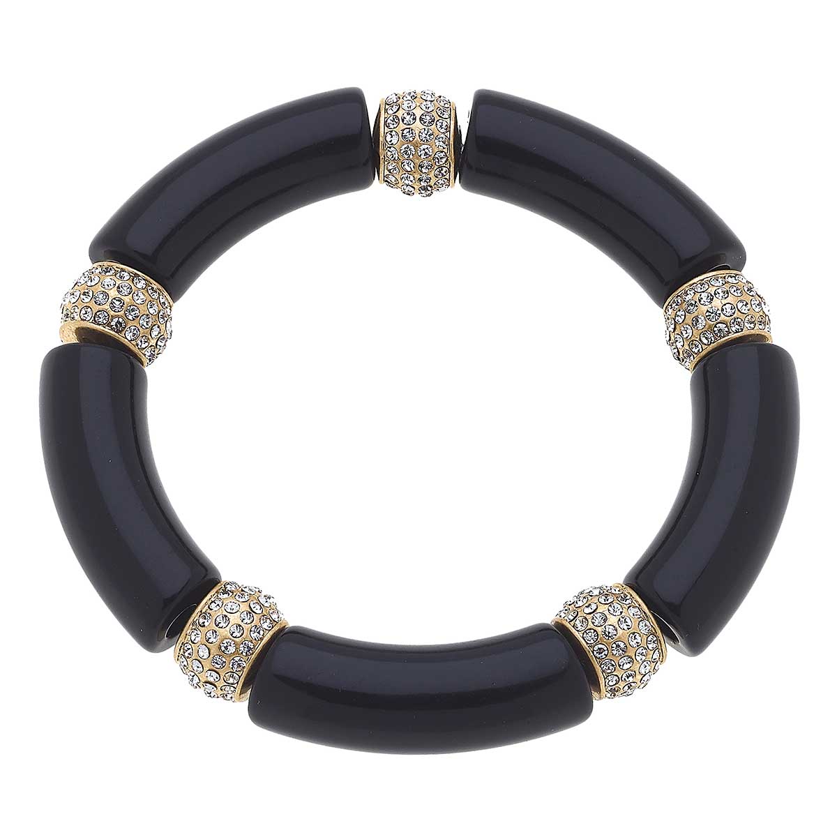 Lelani Resin & Pavé Stretch Bracelet
