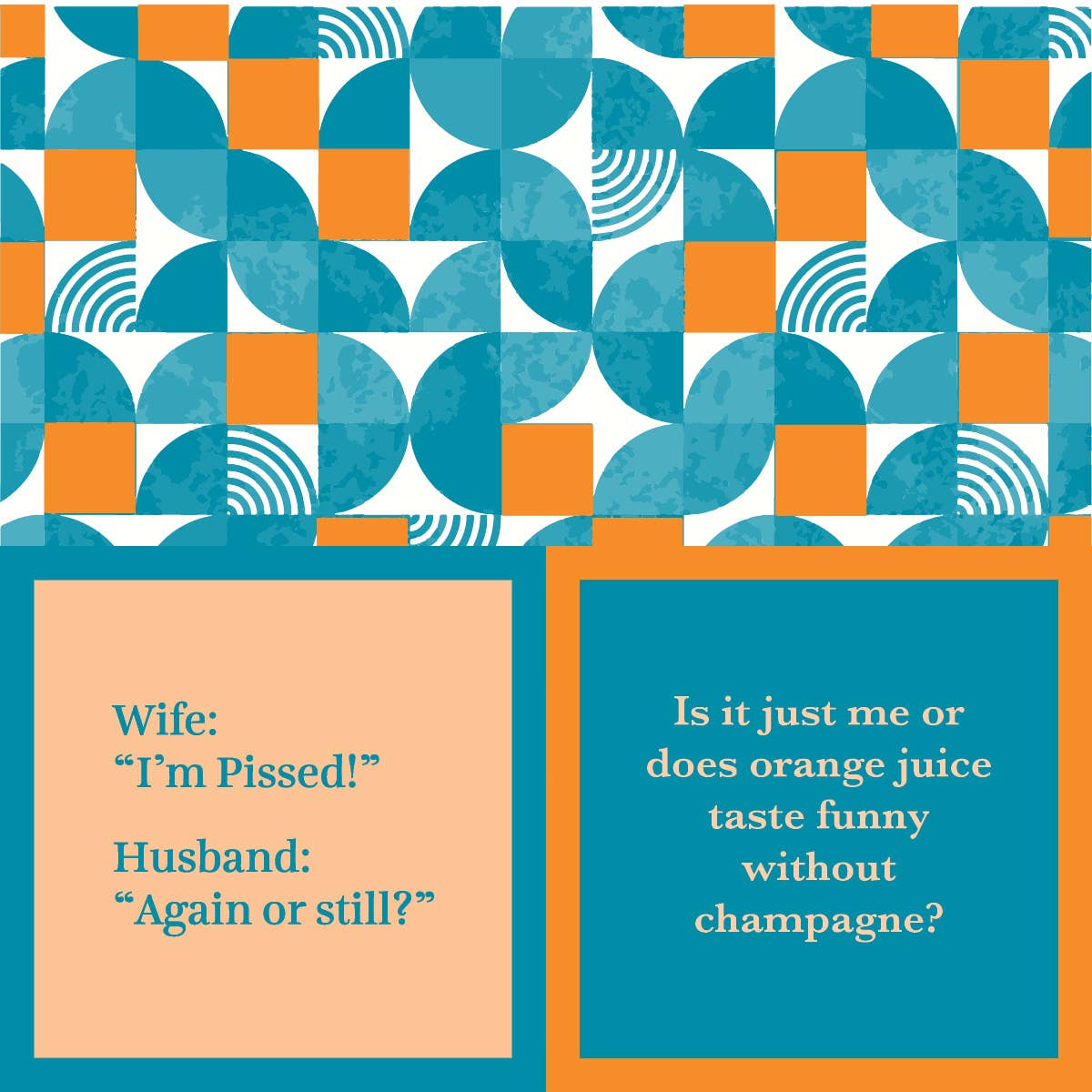 Pissed/Orange Juice Napkins
