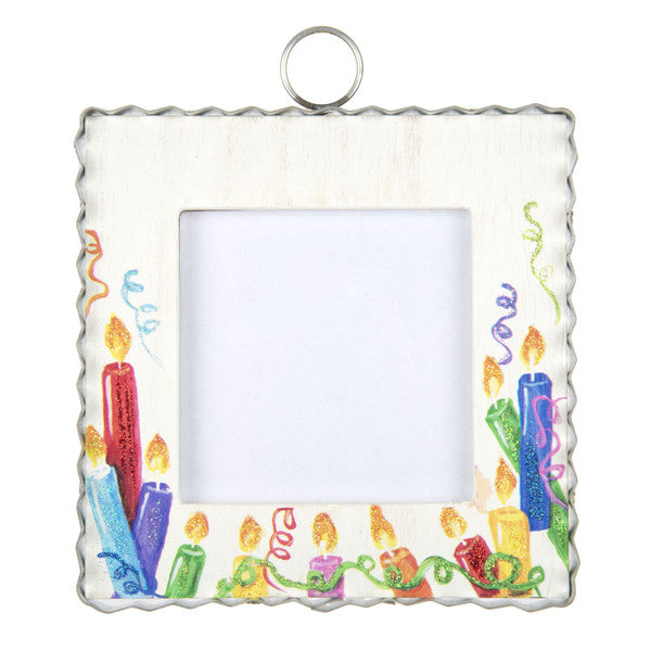 Mini Birthday Candle Photo Frame