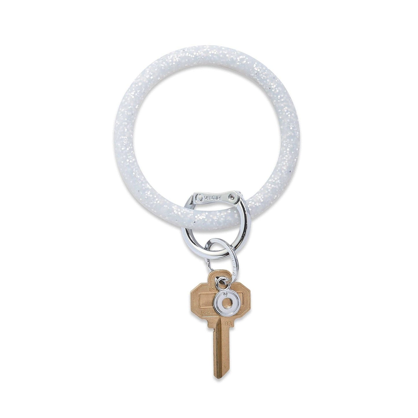 Oventure - Silicone Big O® Key Ring - Quicksilver Confetti