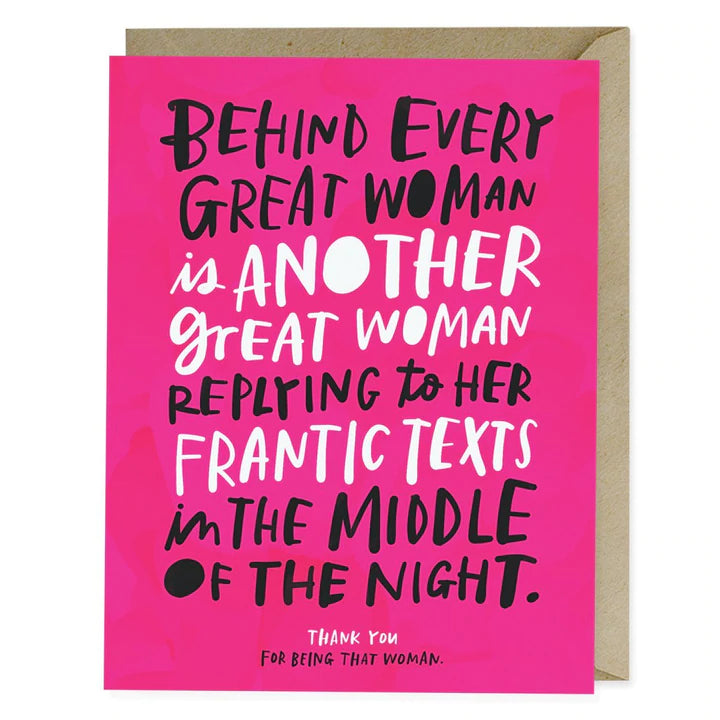Every Great Woman Card