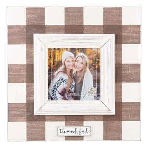 THANKFUL PLAID FRAME