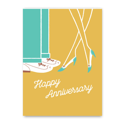 Anniversary Card - Shoes