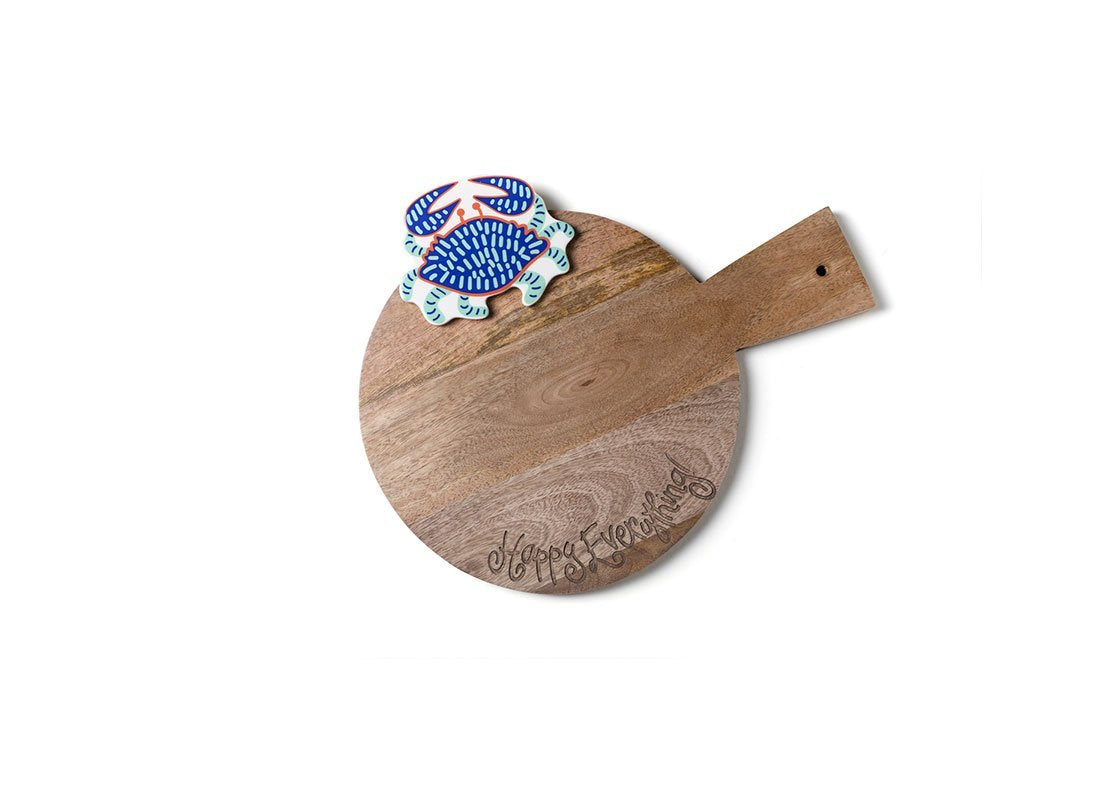 Happy Everything Wood Serving Board