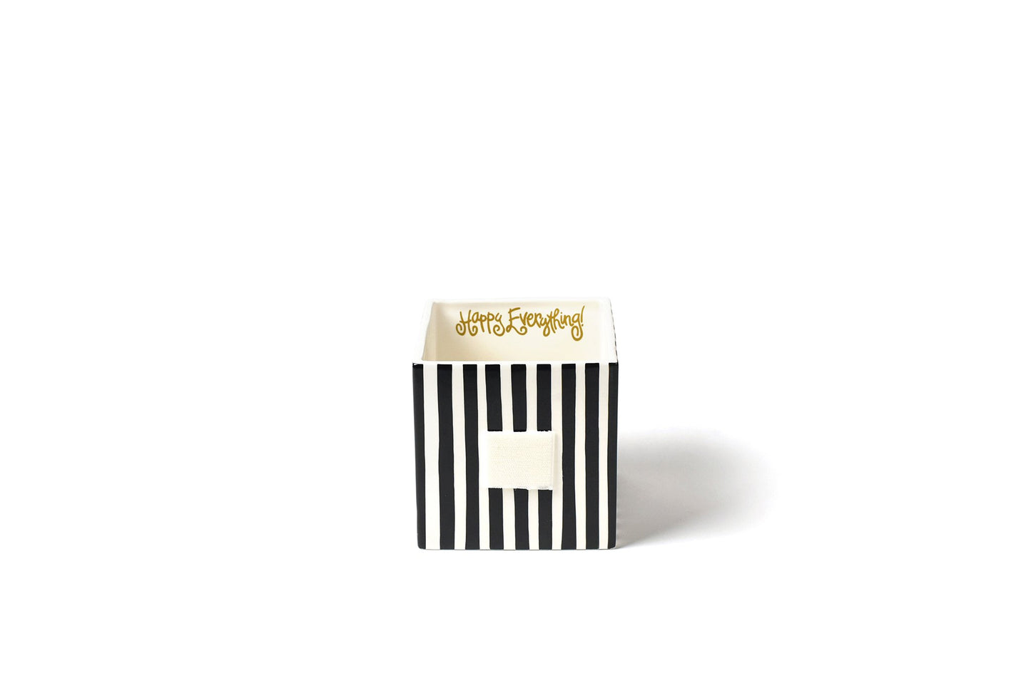 Black Stripe Medium Nesting Cube