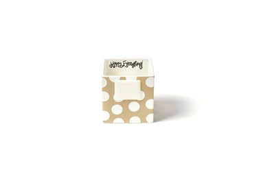 Neutral Dot Nesting Cube-Small