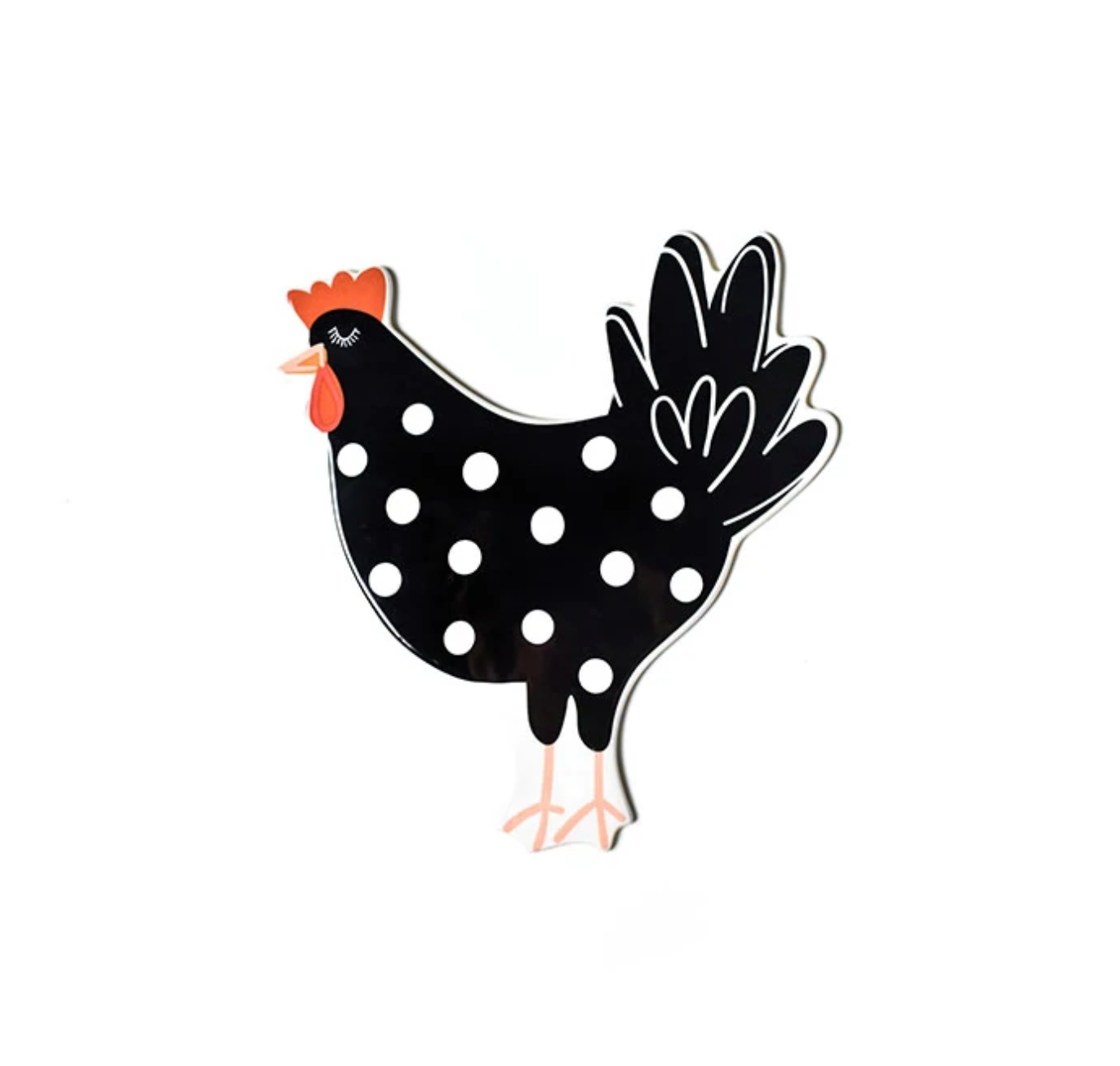 Happy Everything Polka Dot Chicken Mini Attachment