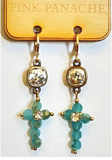 Dainty Cross Earrings