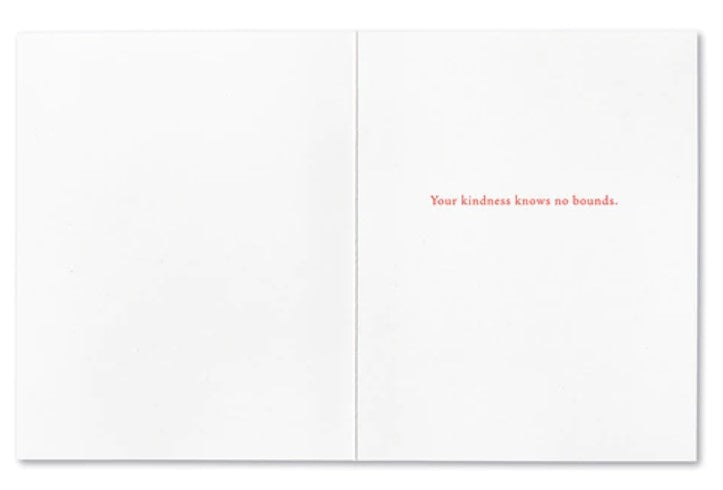 Thank You Card - When is comes to giving