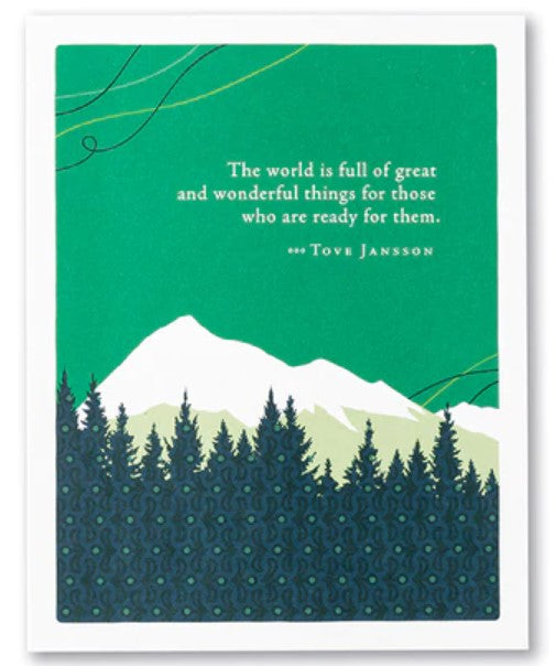 Graduation Card - The world is full of