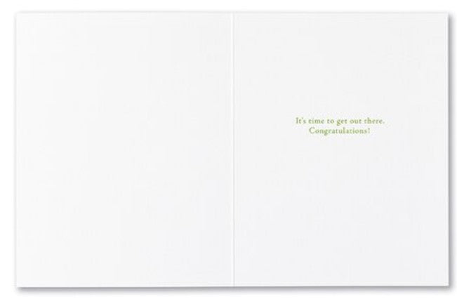 Graduation Card - The world is full of