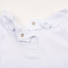 White Ruffle Day Gown