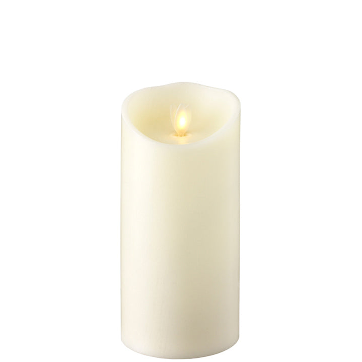 Moving Flame Ivory Candle