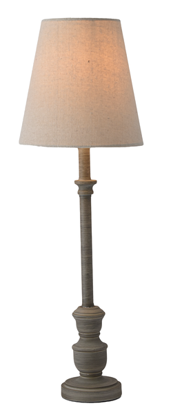 Pebble Grey Buffet Lamp