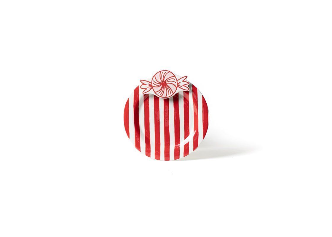 Happy Everything Peppermint 7 Embellishment Plate