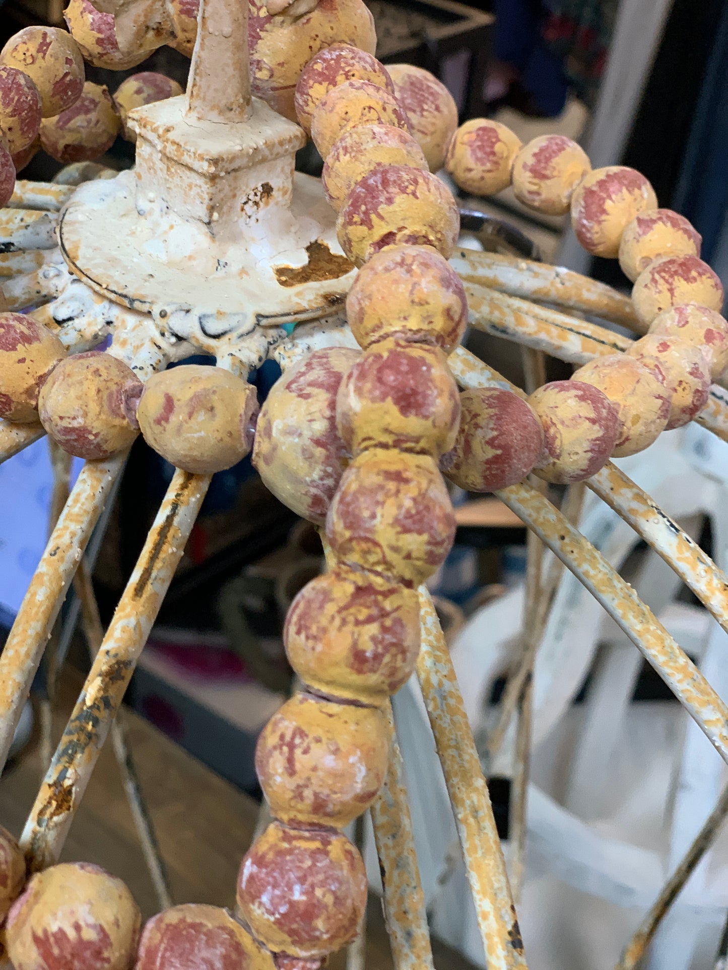 Wooden Beads - Rust color