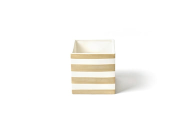Neutral Stripe Nesting Cube-Medium Mini