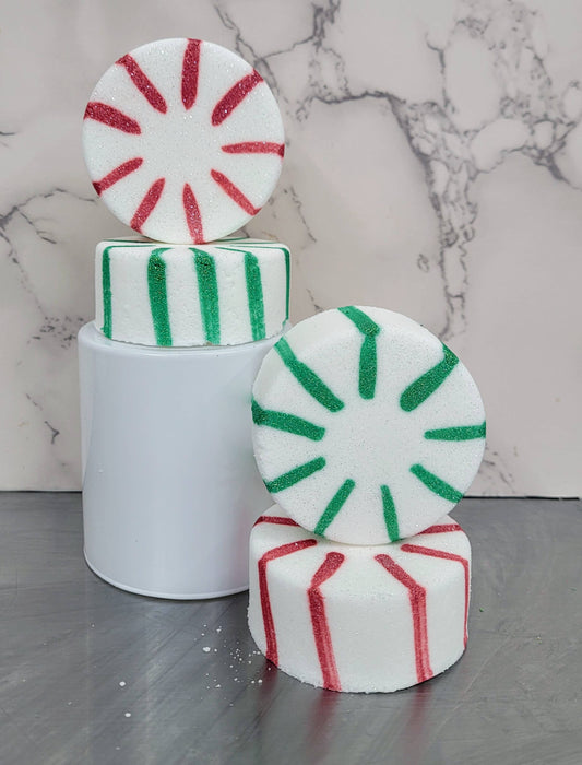 Fizz the Season with Peppermint Candy Bath Bombs