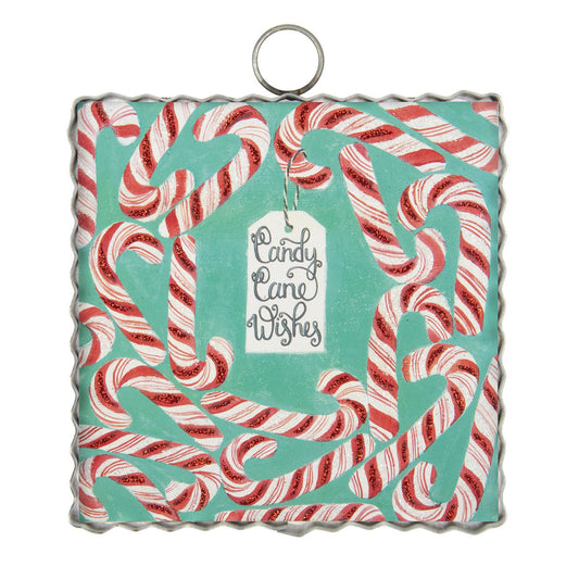 Mini Candy Cane Print