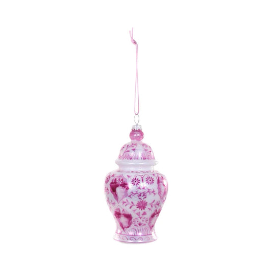 Pink Ginger Jar Ornament