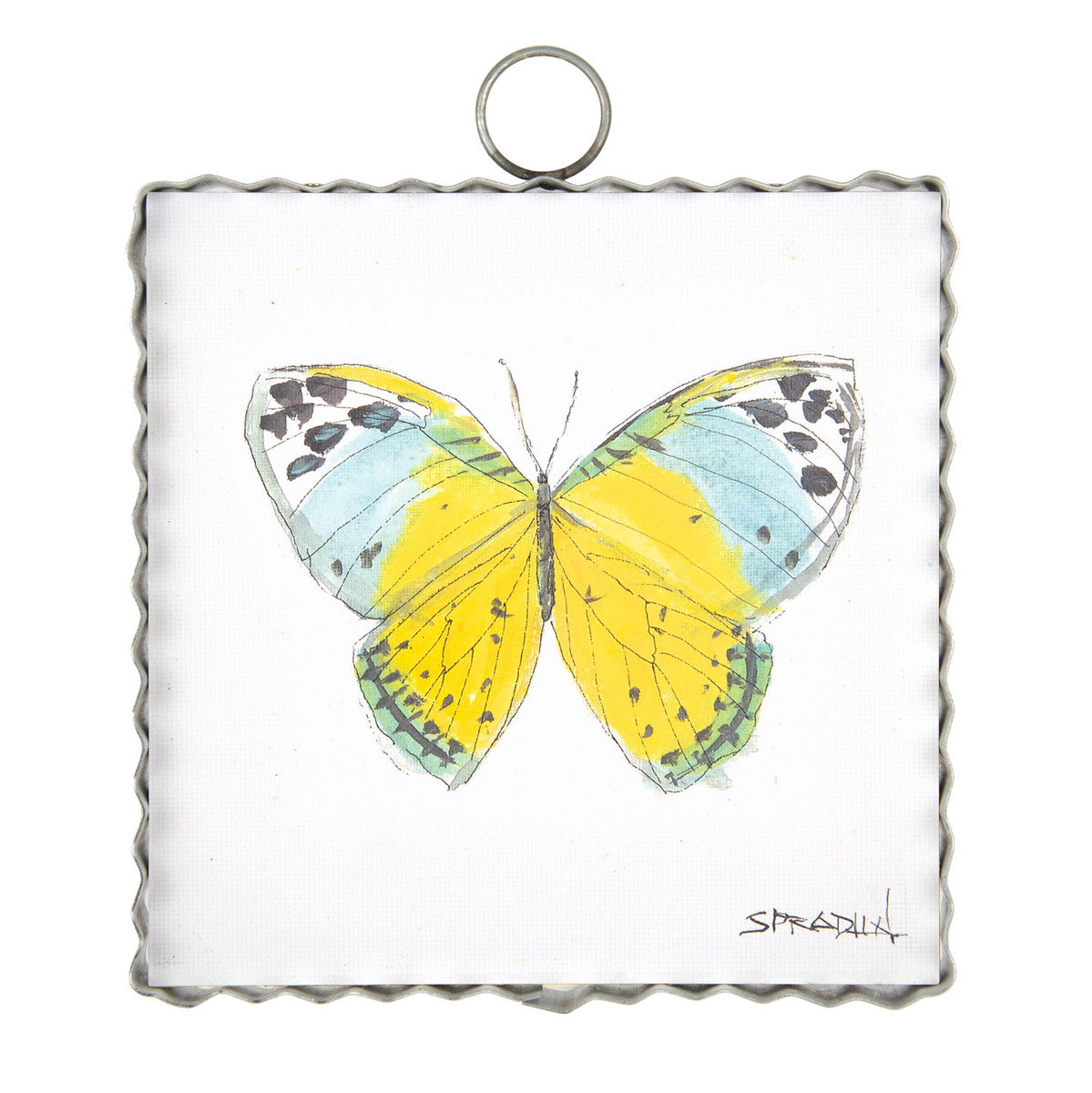 Mini Yellow Butterfly Print