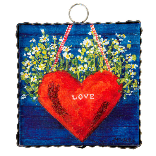 Mini LOVE Heart Print