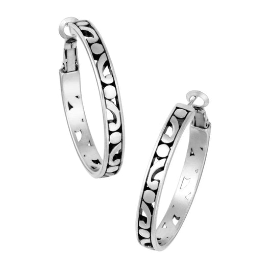 Contempo Medium Hoop Earrings