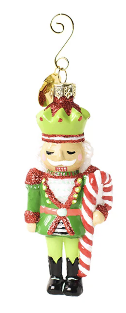 mr. nutcracker shaped ornament