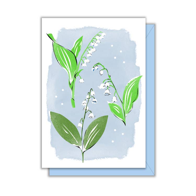 Driscoll Design - Lily of the Valley Enclosure Card