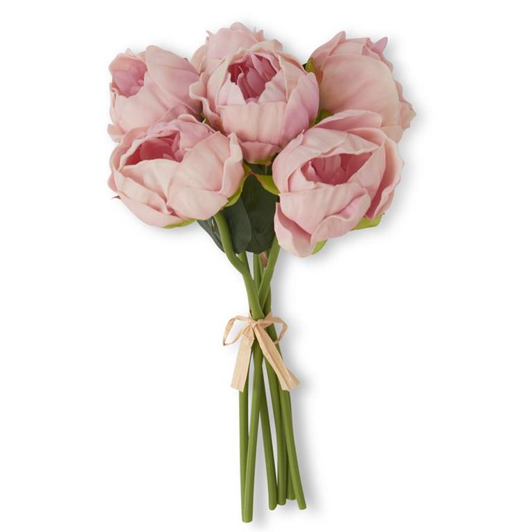12 Inch Real Touch Peony Bundle