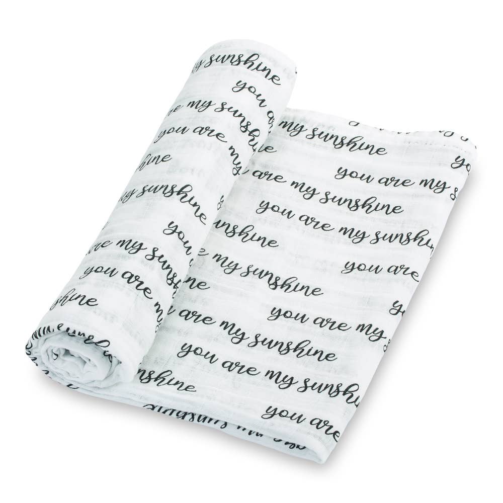 LollyBanks - You Are My Sunshine Baby Swaddle Blanket