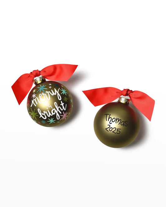 Merry & Bright Stars Christmas Ornament