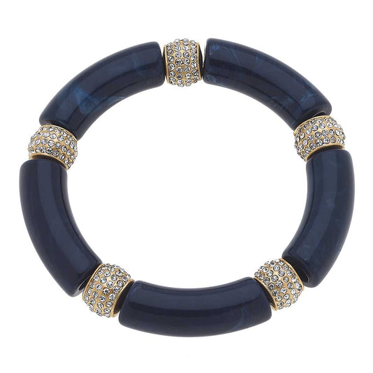 Lelani Resin & Pavé Stretch Bracelet