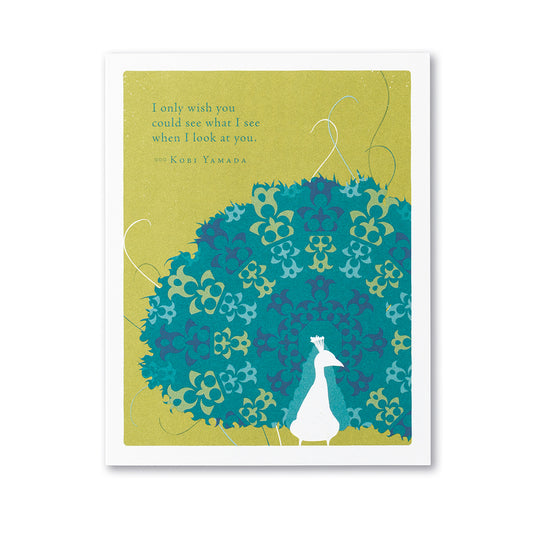 Encouragement Card - I only wish you