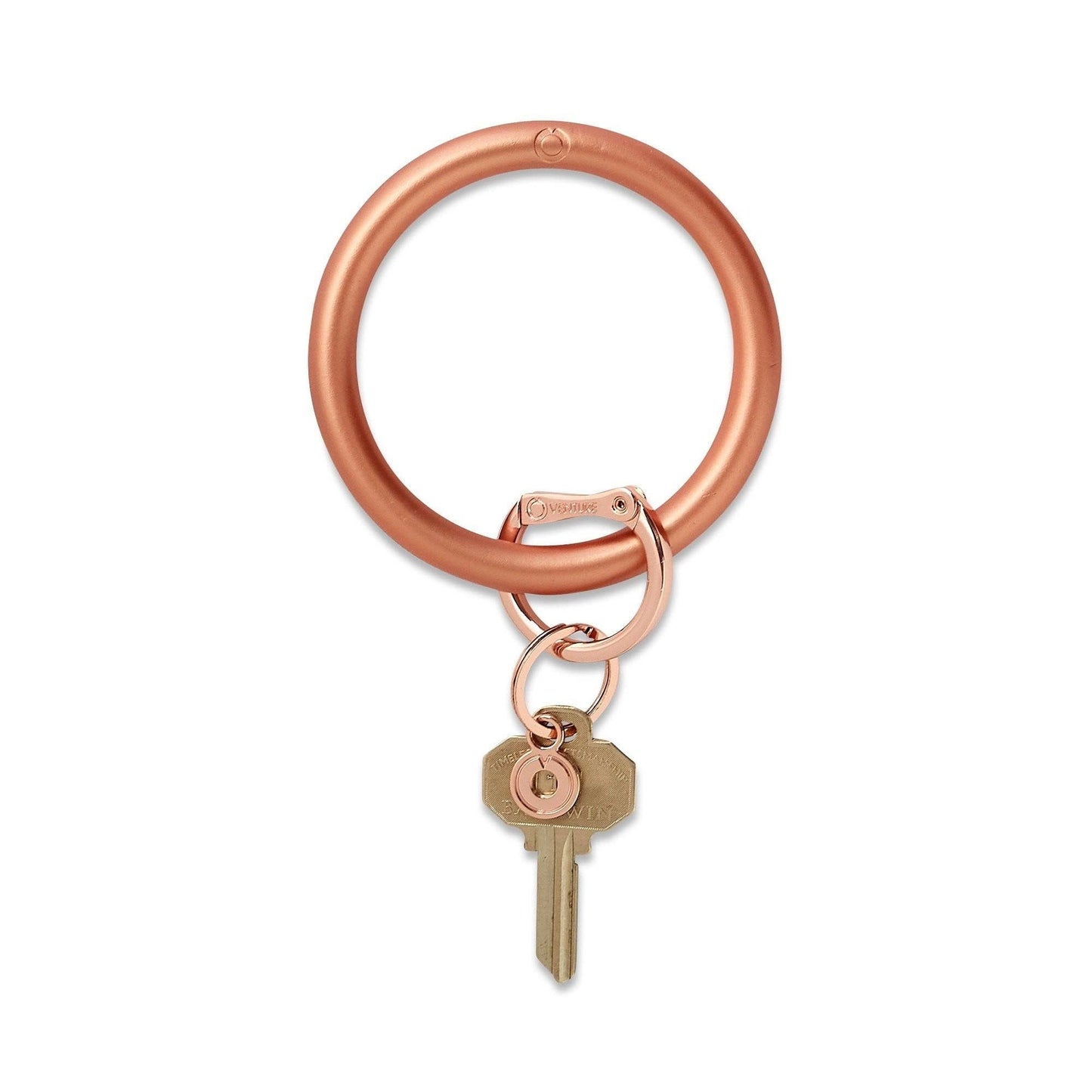 Oventure - Silicone Big O® Key Ring - Solid Rose Gold