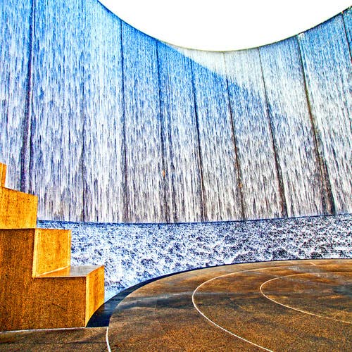 South Austin Gallery - Water Wall Fountain Coaster
