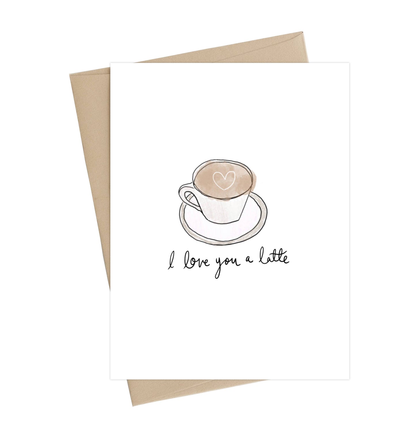 Card - Love You a Latte