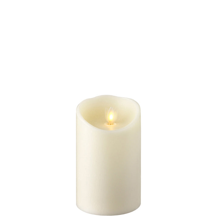Moving Flame Ivory Candle