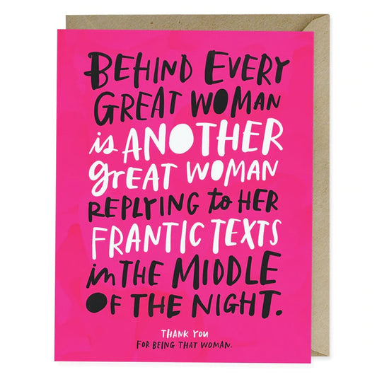 Every Great Woman Card