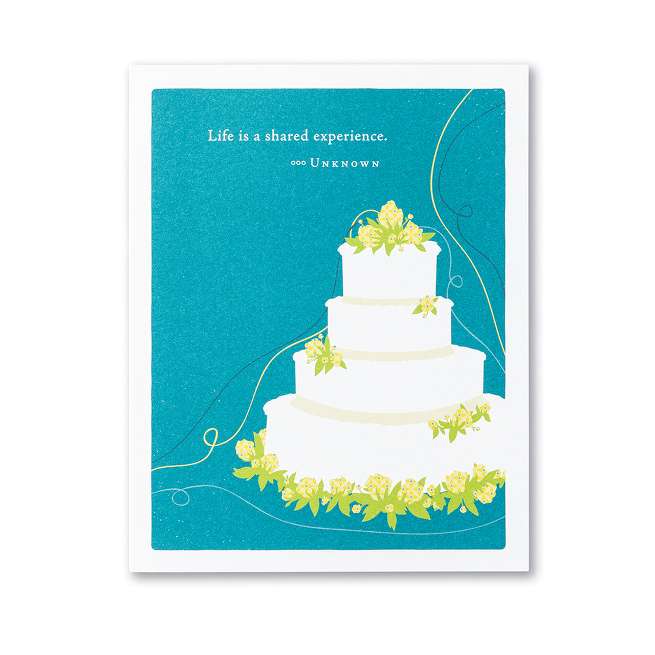 Wedding Card - Life is a shared experience