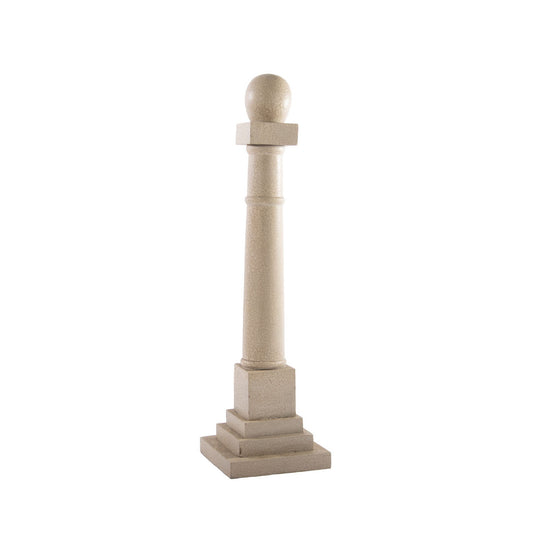 Large Cream Display Pole